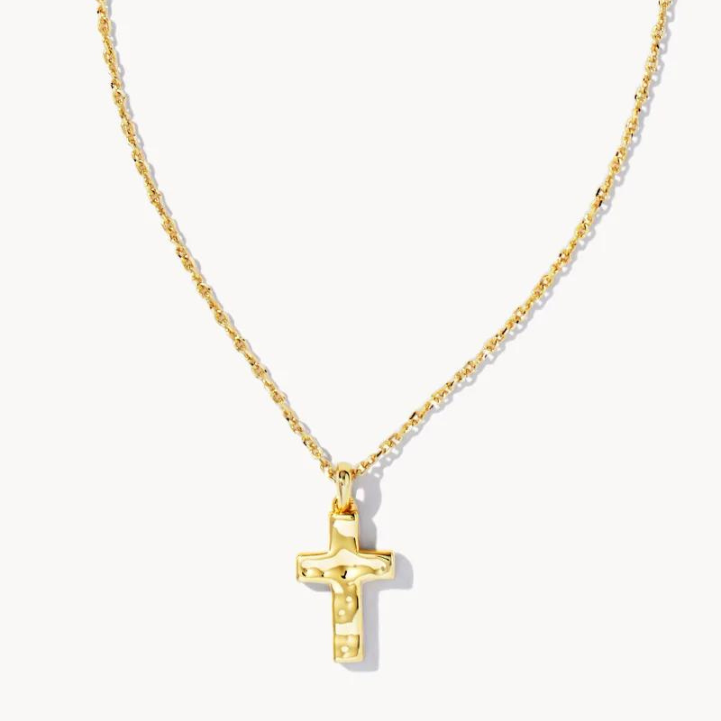 Kendra Scott | Cross Pendant Necklace in Gold - Giddy Up Glamour Boutique