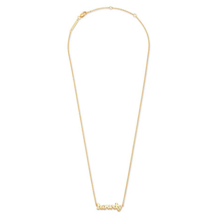 Kendra Scott | Howdy Pendant Necklace in 18k Gold Yellow Gold Vermeil - Giddy Up Glamour Boutique