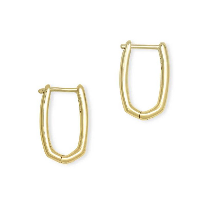 Kendra Scott | Ellen Huggie Earrings in 18k Gold Vermeil - Giddy Up Glamour Boutique