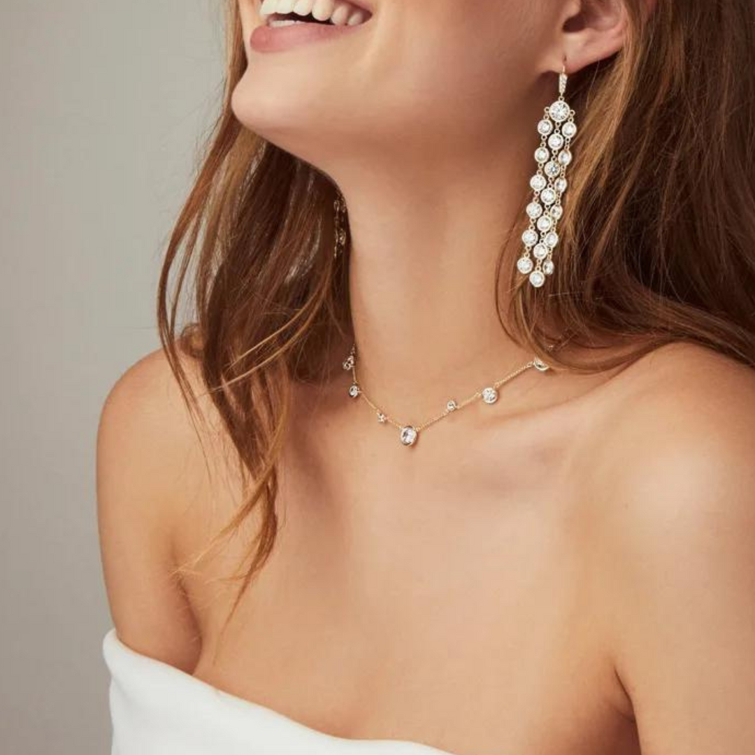 Kendra Scott | Clementine Choker Necklace in Gold - Giddy Up Glamour Boutique