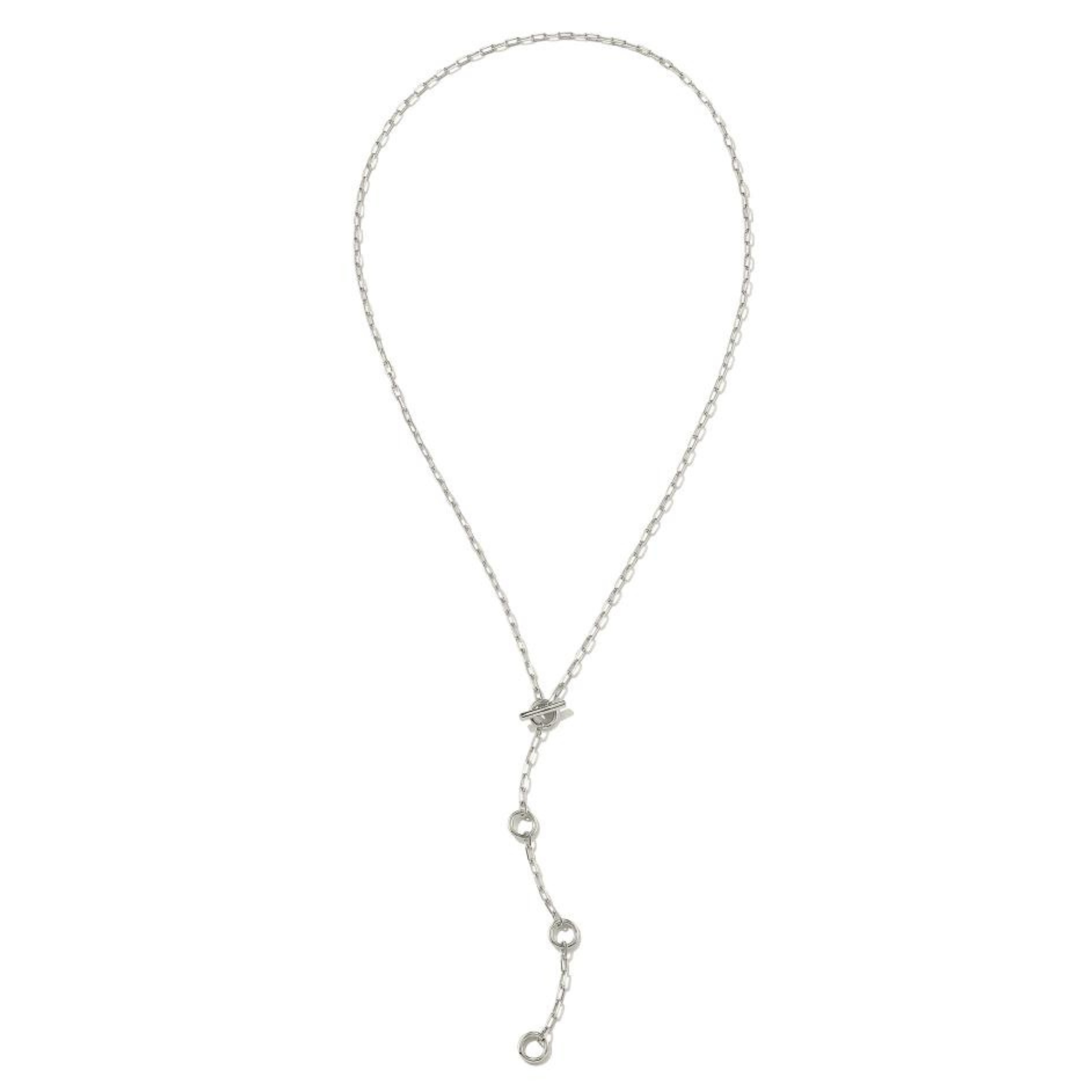 Kendra Scott | Andi Y Necklace in Silver - Giddy Up Glamour Boutique