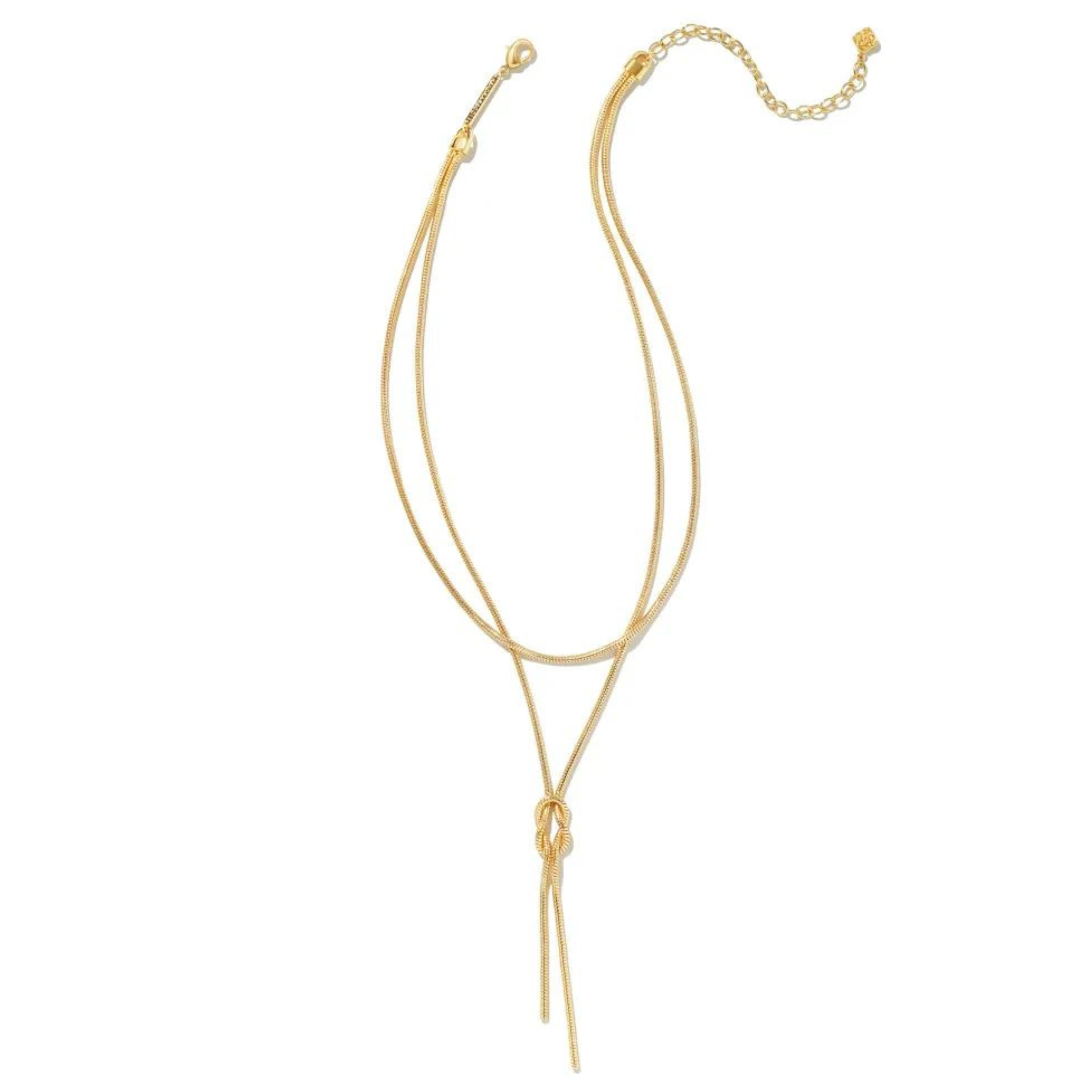 Kendra Scott | Annie Y Necklace in Gold - Giddy Up Glamour Boutique