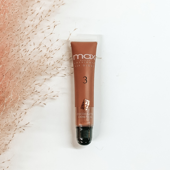 Buy 3 for $10 | Max Lip Gloss in Cocoa Butter - Giddy Up Glamour Boutique