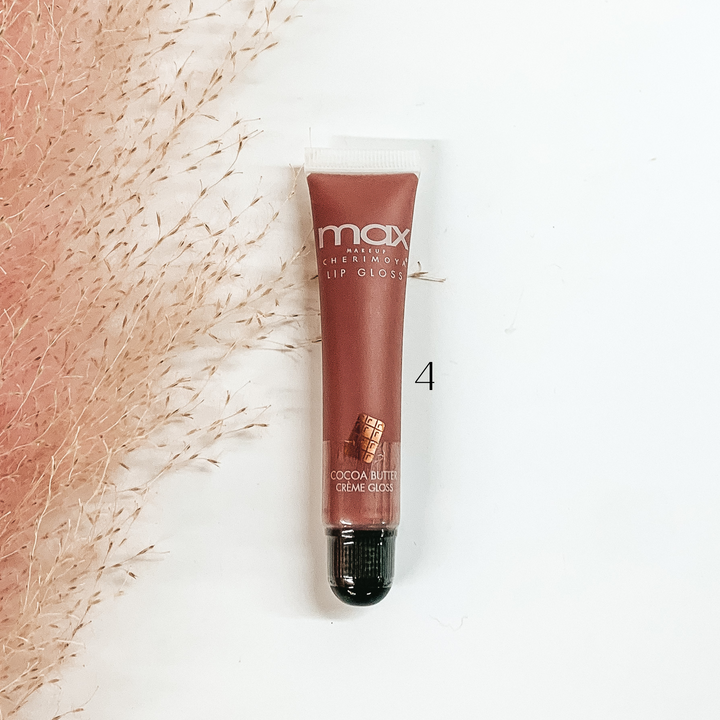 Buy 3 for $10 | Max Lip Gloss in Cocoa Butter - Giddy Up Glamour Boutique