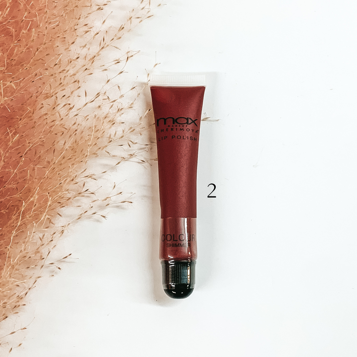 Buy 3 for $10 | Max Lip Polish in Shades of Red with Shimmer - Giddy Up Glamour Boutique