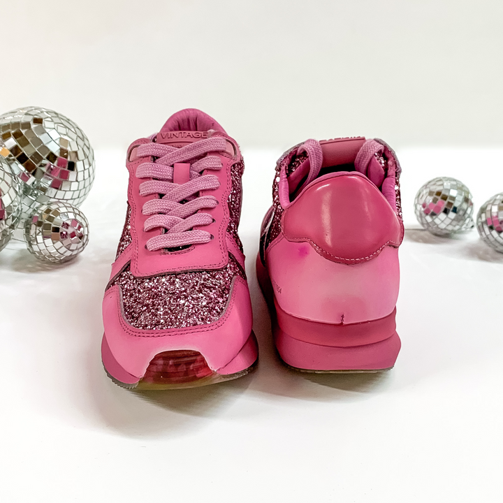 Vintage Havana | Splendid Dip Dye Glitter Sneakers in Wine - Giddy Up Glamour Boutique