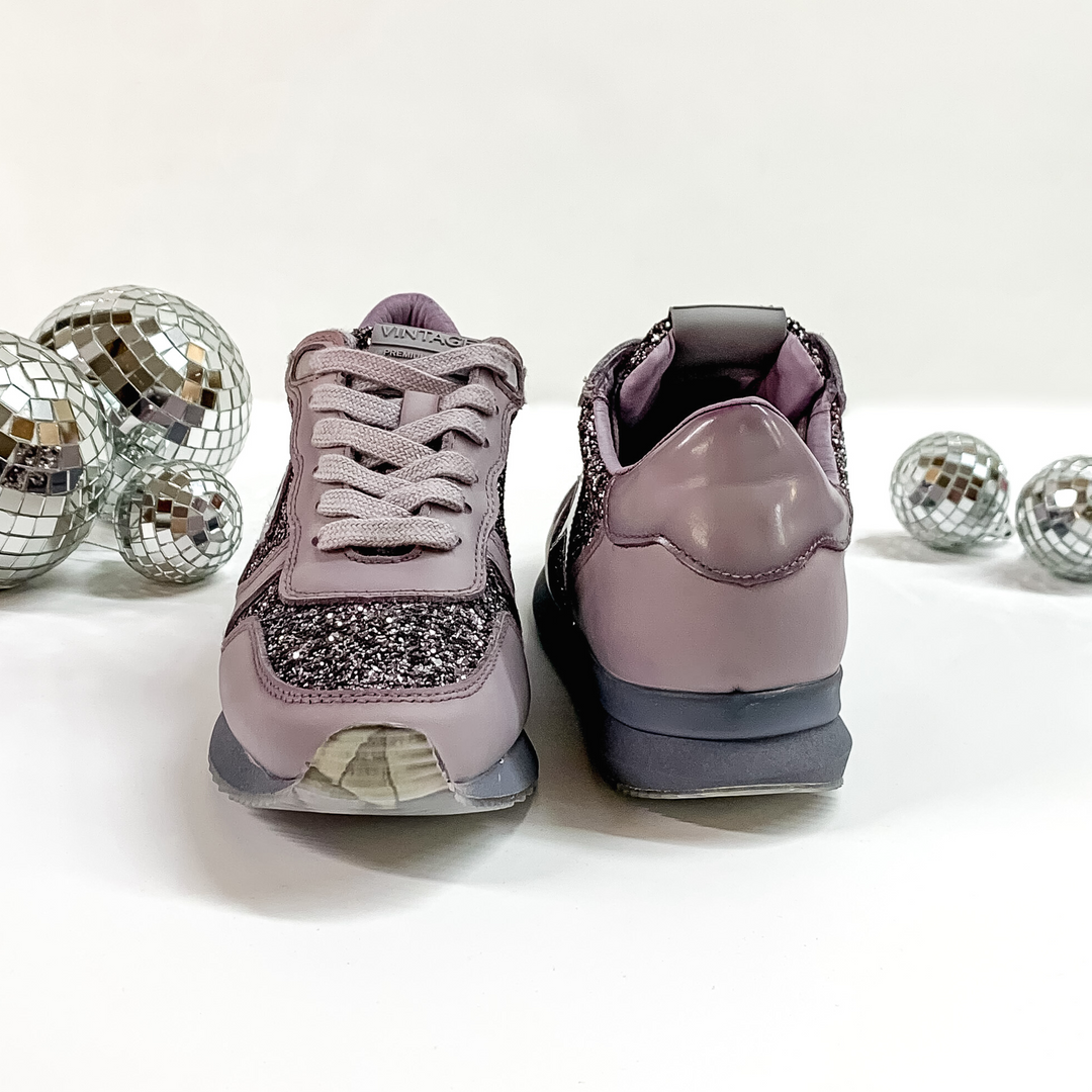 Vintage Havana | Splendid Dip Dye Glitter Sneakers in Charcoal - Giddy Up Glamour Boutique