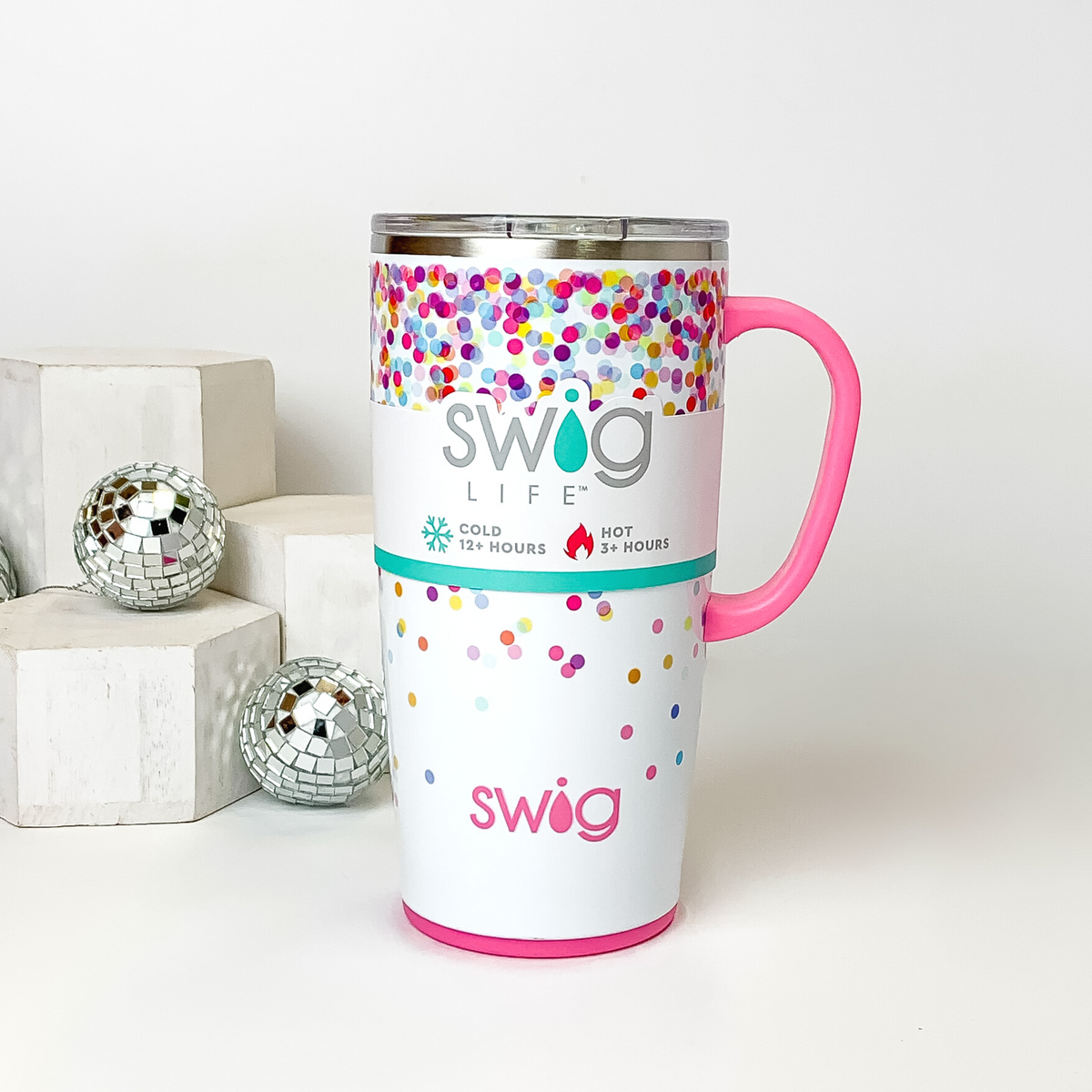 Swig 18 oz Travel Mug Confetti