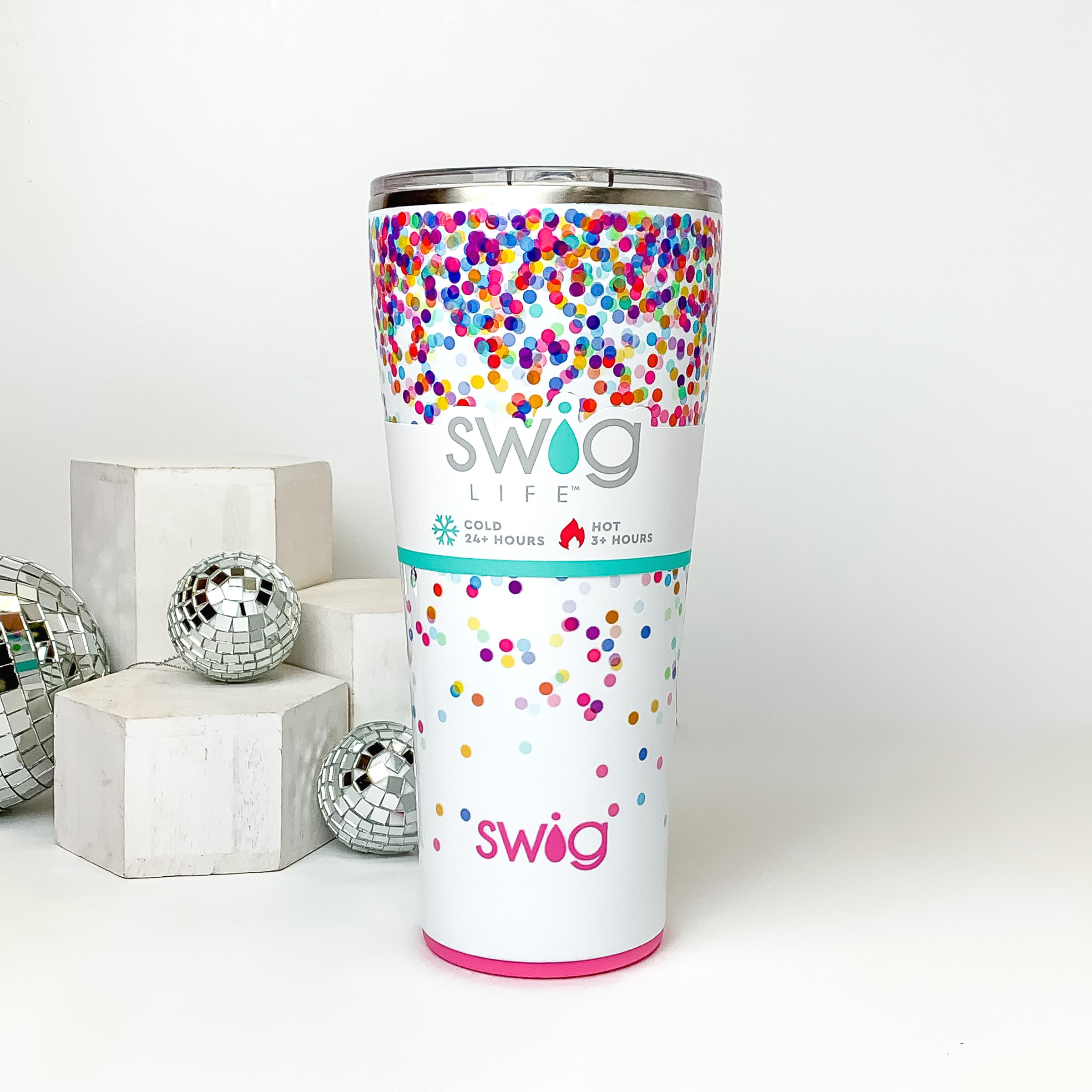 Swig | Confetti 32 oz Tumbler - Giddy Up Glamour Boutique