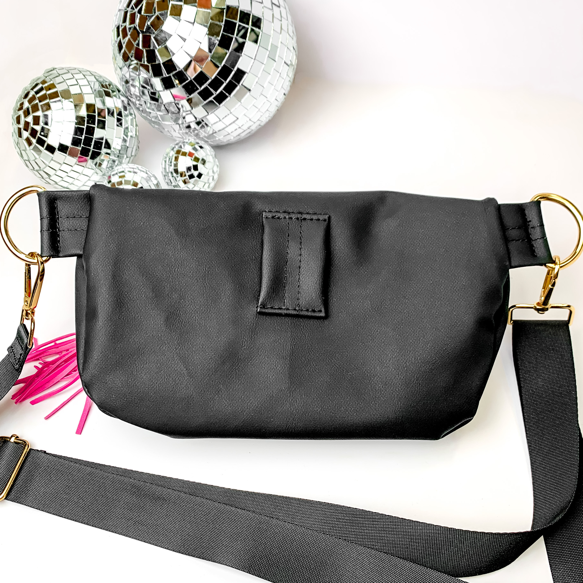 Makeup Junkie | Onyx Sidekick with Adjustable Strap in Black - Giddy Up Glamour Boutique