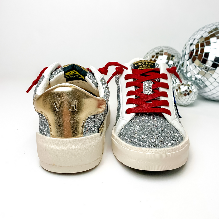 Vintage Havana | Limitless Sneakers in Silver Glitter - Giddy Up Glamour Boutique