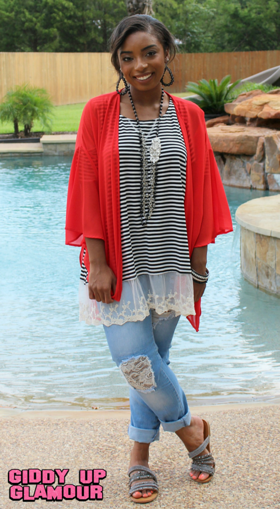 Plus size sales sheer kimono cardigan