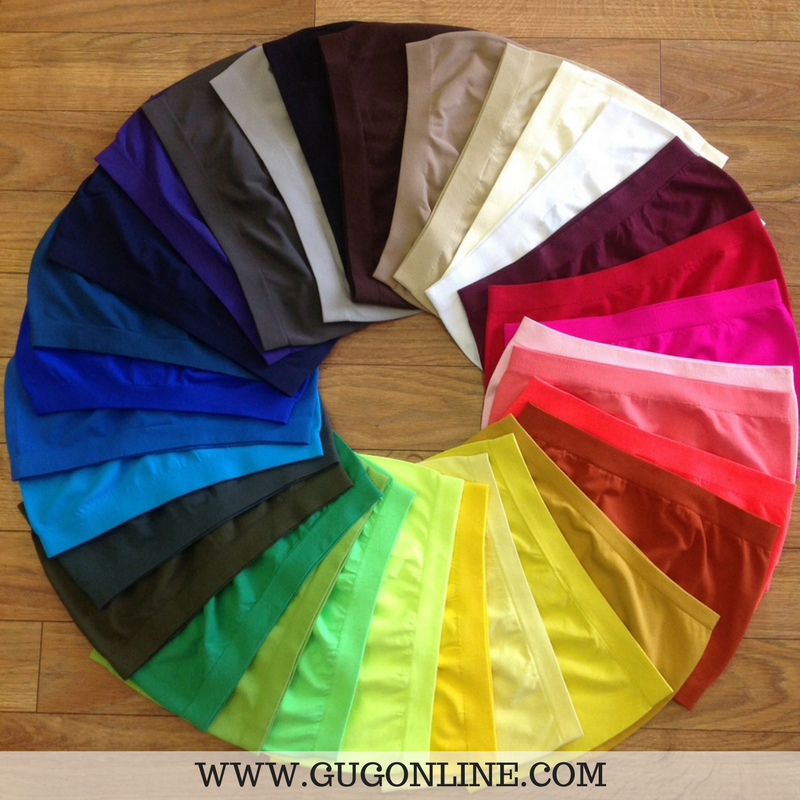 Bandeau Tube Top in Assorted Colors - Giddy Up Glamour Boutique