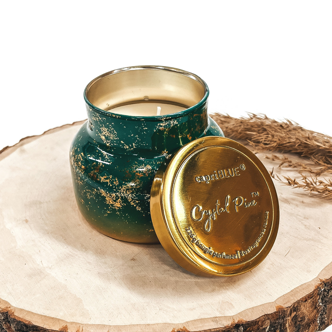 Capri Blue | 8 oz. Glimmer Petite Jar Candle | Various Scents - Giddy Up Glamour Boutique