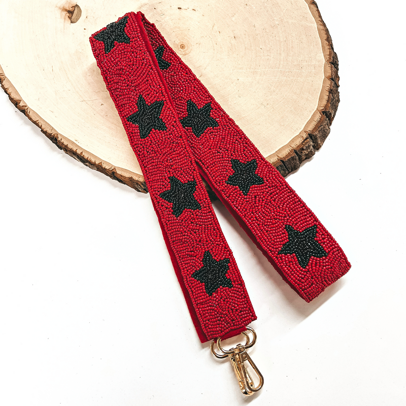 Star Purse Strap-Red