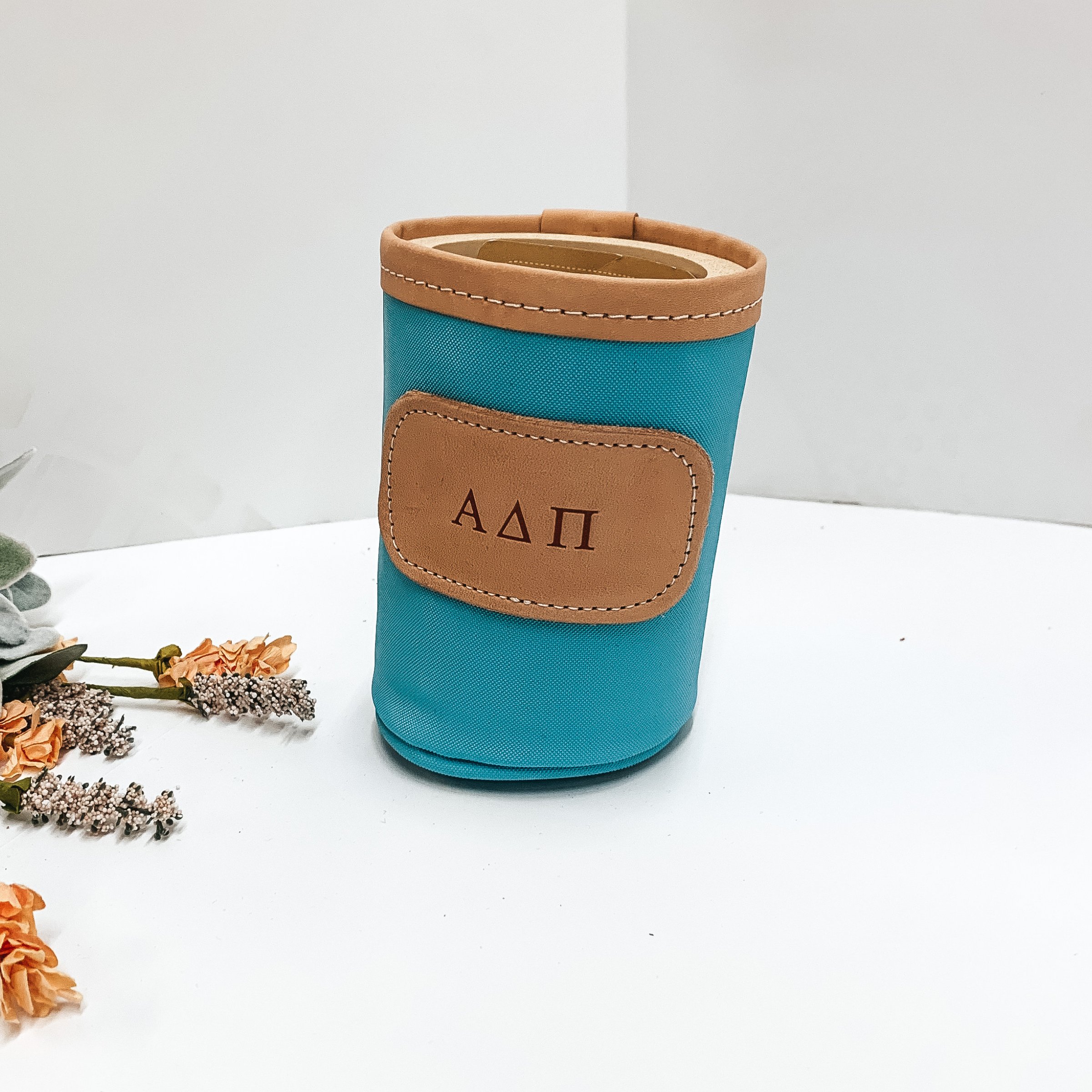 Jon Hart | Cool It Koozie in Ocean Blue with ADPi Hot Stamp - Giddy Up Glamour Boutique