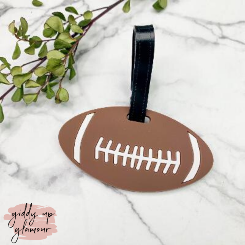 Buy 3 for $10 | Football Luggage Tag - Giddy Up Glamour Boutique