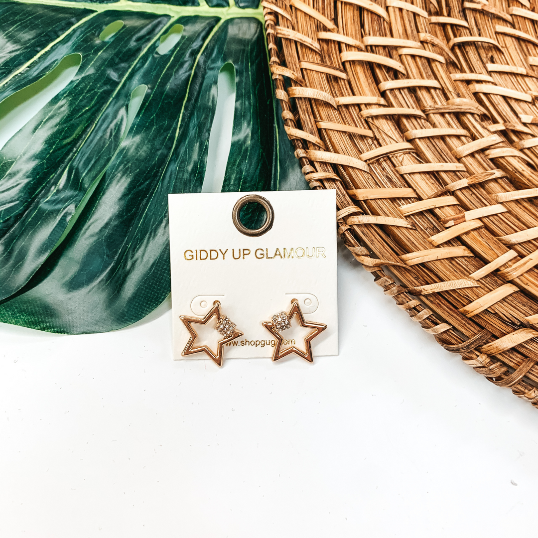 Star Stud Earrings in Gold - Giddy Up Glamour Boutique