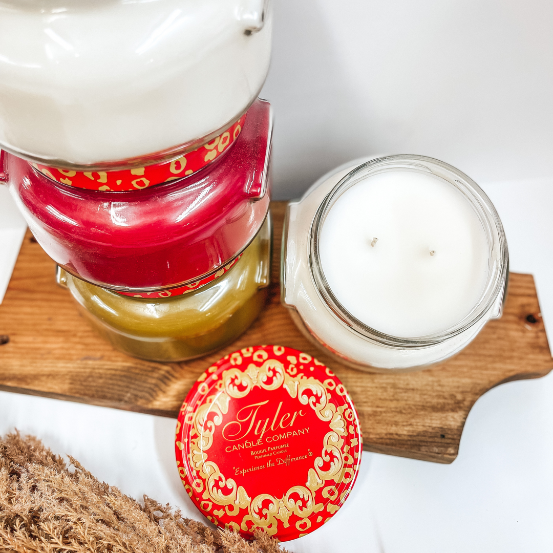 Tyler Candle Company | Holiday 22 oz. 2 Wick Jar Candle | Various Scents - Giddy Up Glamour Boutique