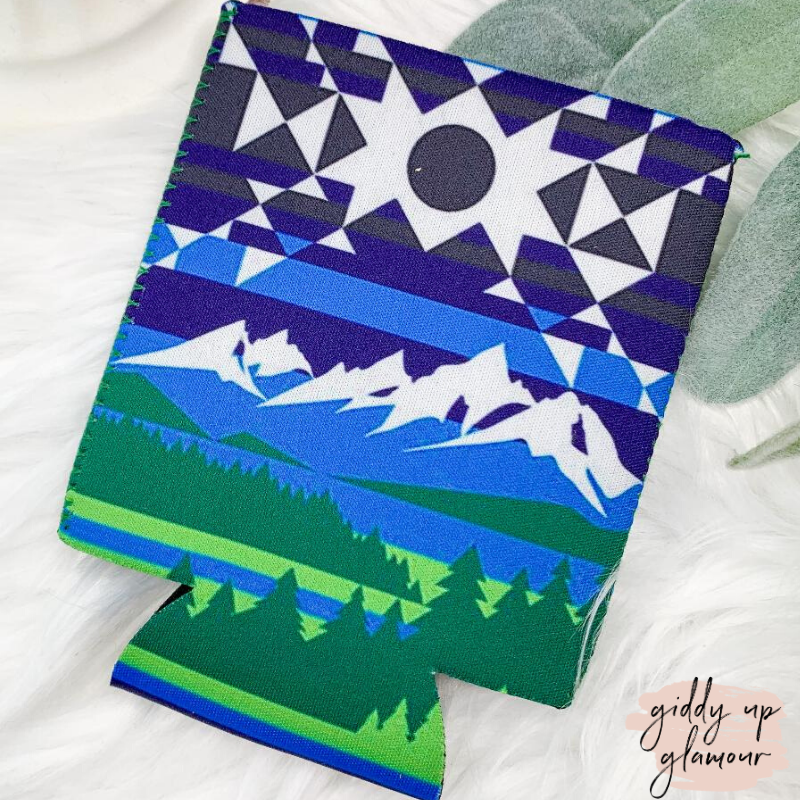 Mountain Landscape Koozie - Giddy Up Glamour Boutique