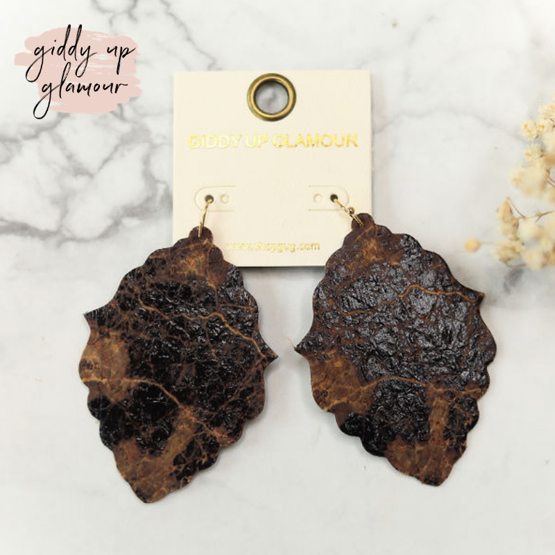 Bracket Earrings in Granite - Giddy Up Glamour Boutique