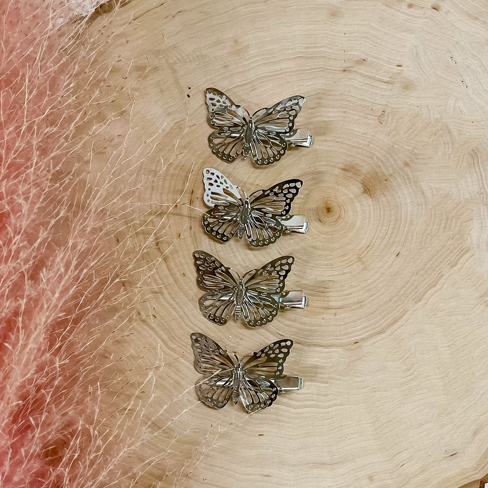 Buy 3 for $10 | Set of Four | Butterfly Bobby Pin Set - Giddy Up Glamour Boutique