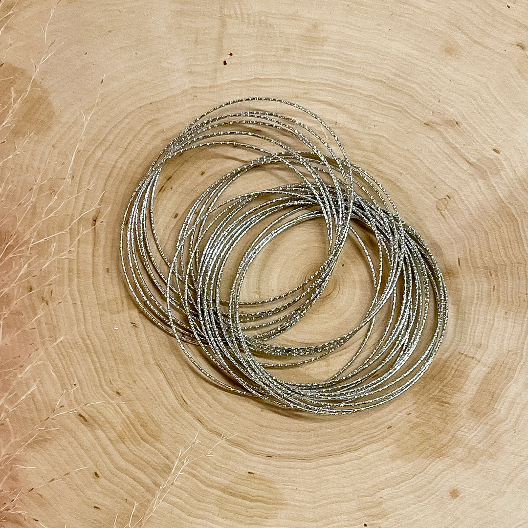 Buy 3 for $10 | Bangle Set in Gold or Silver - Giddy Up Glamour Boutique