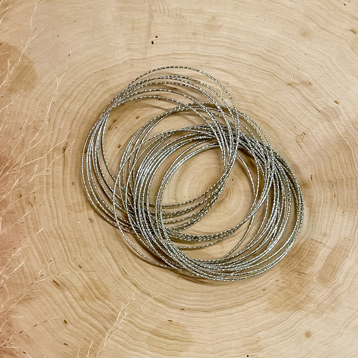 Buy 3 for $10 | Bangle Set in Gold or Silver - Giddy Up Glamour Boutique