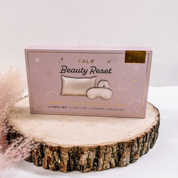 Getting My Beauty Rest Satin Sleep Collection in Ivory - Giddy Up Glamour Boutique