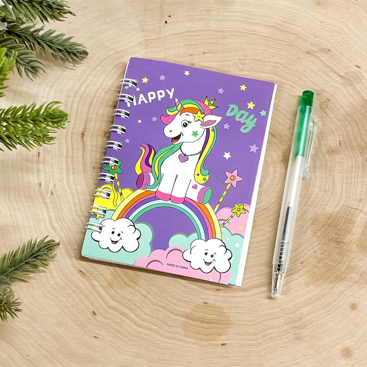 Buy 3 for $10 | Printed Unicorn Cover Note Pad - Giddy Up Glamour Boutique