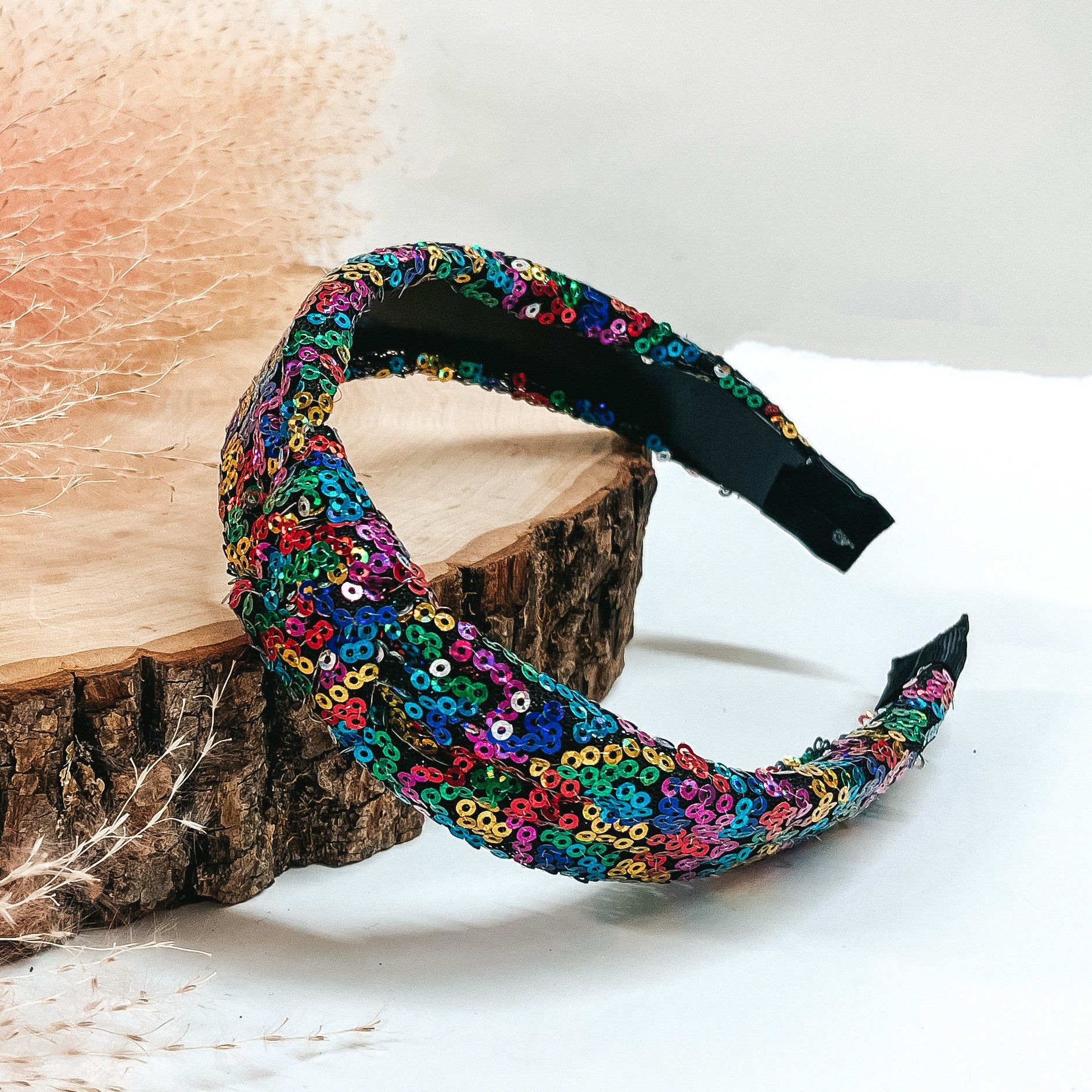 Buy 3 for $10 |  Sequin Headband in Assorted Colors - Giddy Up Glamour Boutique