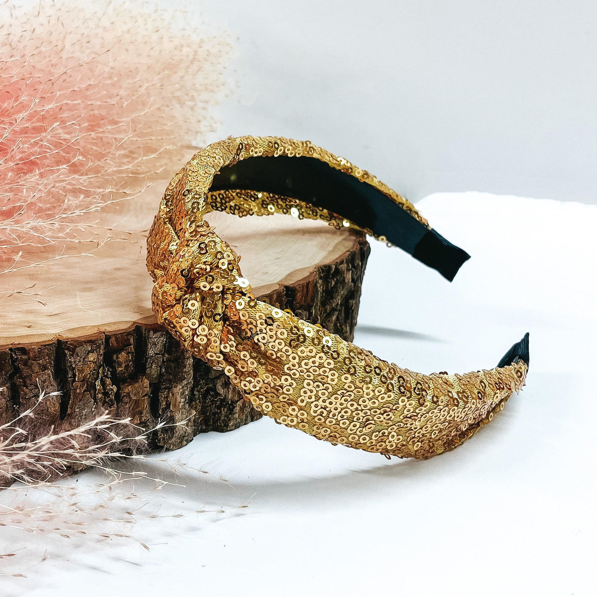 Buy 3 for $10 |  Sequin Headband in Assorted Colors - Giddy Up Glamour Boutique