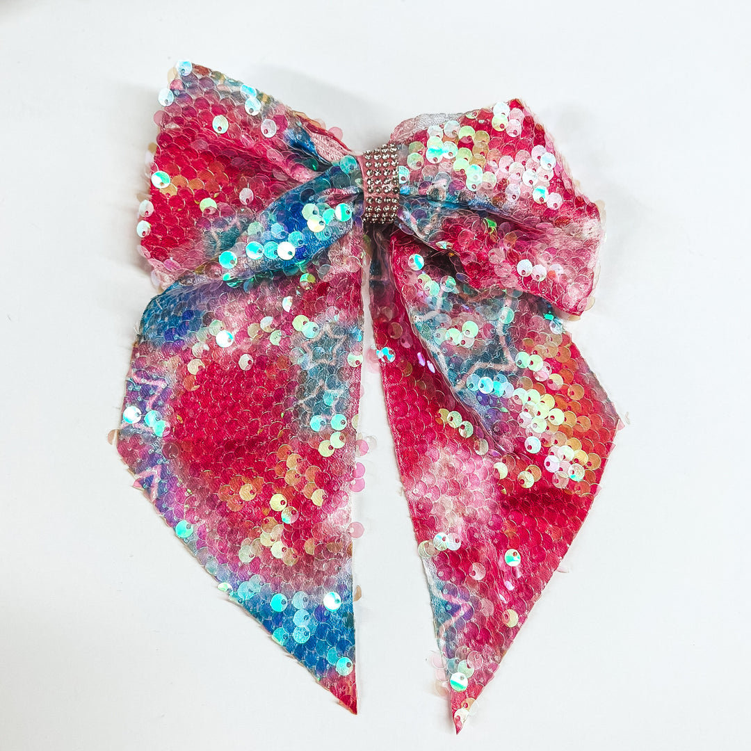 Buy 3 for $10 | Hair Bows with Sequins and  Star Detailing - Giddy Up Glamour Boutique