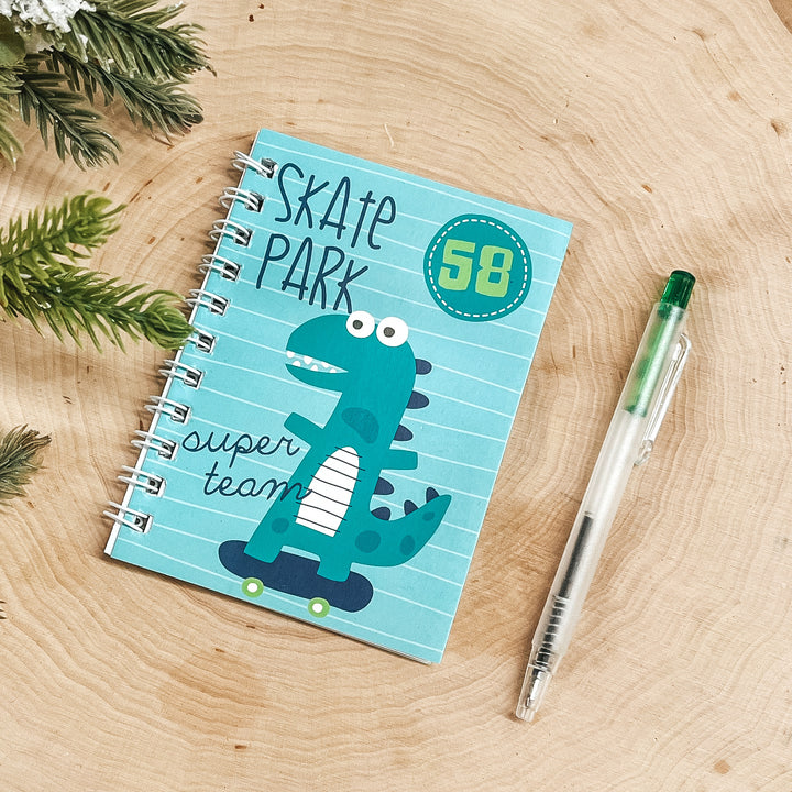 Buy 3 for $10 | Printed Dinosaur Cover Note Pad - Giddy Up Glamour Boutique