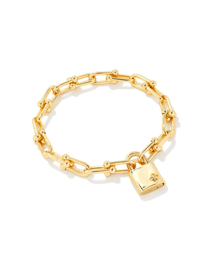 Kendra Scott | Jess Lock Chain Bracelet in Gold