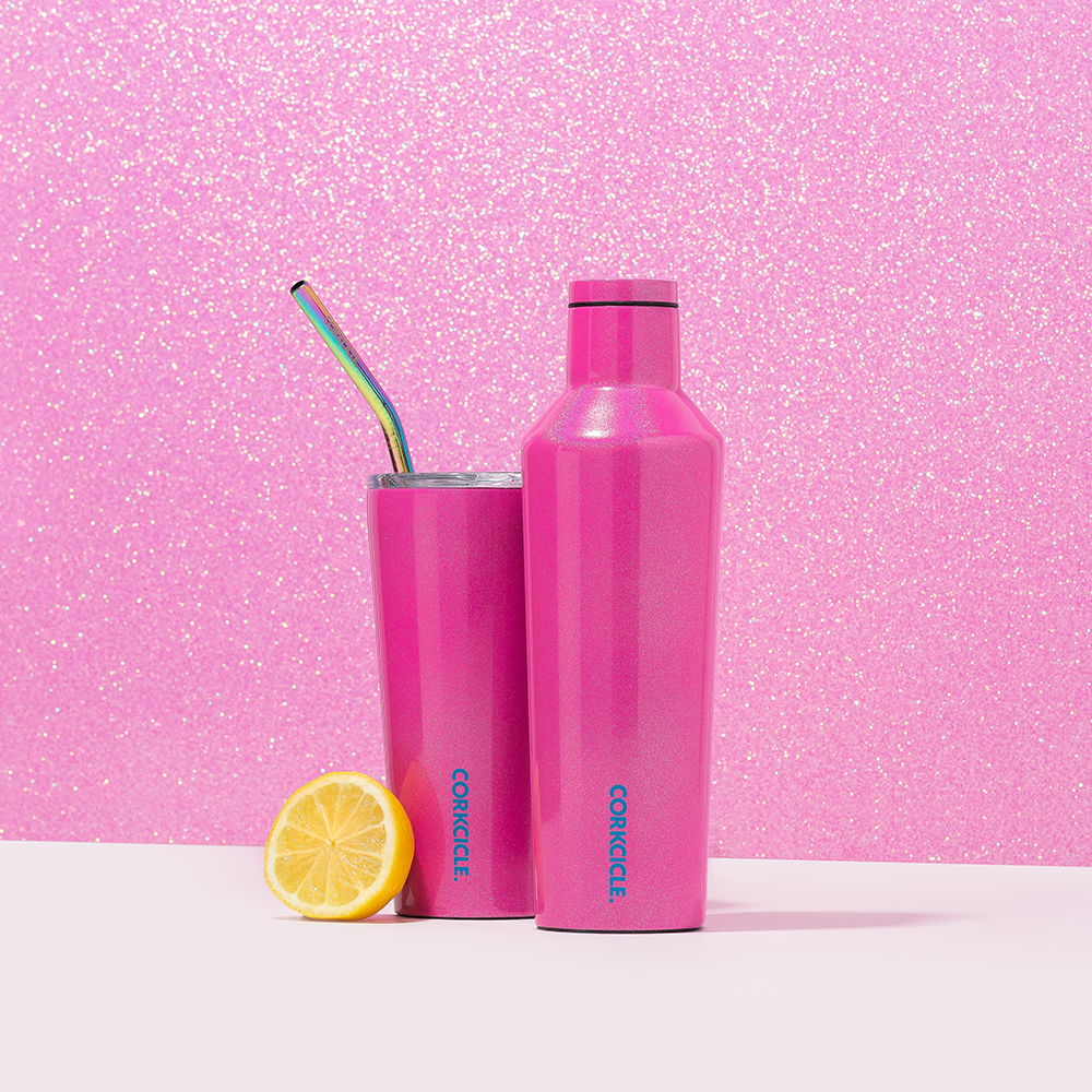 16 oz Corkcicle Unicorn Sparkle Collection | Canteen - Pink Dazzle - Giddy Up Glamour Boutique