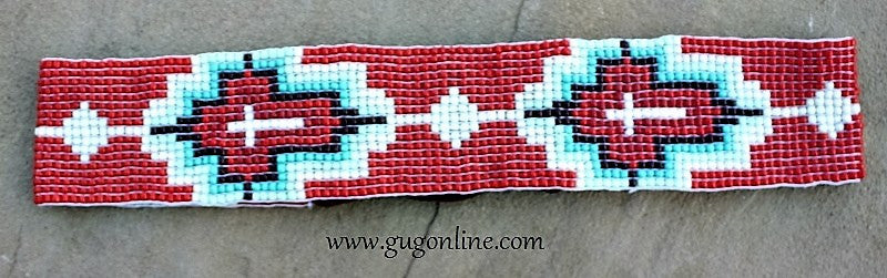 Aztec Print Jewelry | Aztec Print Bracelets | Indian Beaded Jewelry | Indian Inspired Fashions