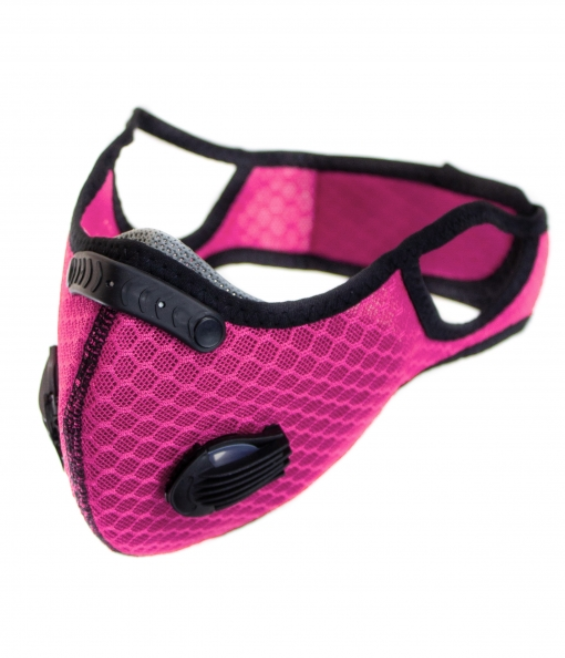 Get Active Mesh Sports Face Covering in Pink - Giddy Up Glamour Boutique